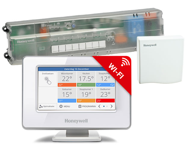 draaipunt Ingang Hertog Honeywell Evohome WiFi vloerverwarming pakket ATP928G3074 | Verwarmen per  kamer