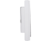 De temperatuursensor is slechts 25mm dik. Het gehele product, met afdekraam, meet 86 x 86 mm.