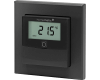 De Homematic IP temperatuursensor met display meet temperatuur en luchtvochtigheid en is geschikt voor opbouw montage aan de wand.