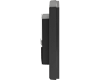 De temperatuursensor is slechts 25mm dik. Het gehele product, met afdekraam, meet 86 x 86 mm.