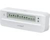 De Homematic IP proportionele zoneregelaar stuurt vloerverwarming en vloerkoeling aan per kamer, gevoed door een warmtepomp. Er kunnen meerdere zoneregelaars toegepast worden in een huis.