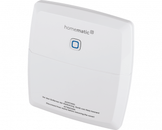 De Homematic IP CV-ketel en warmtebron module stuurt de CV-ketel of een andere warmtebron aan als er verwarmd moet worden in een of meerdere kamers.