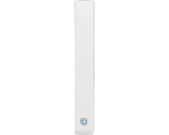 De sensor is een slank apparaatje. De afmetingen zijn 1,5 x 10,2 x 2,0 cm (B x H x D).