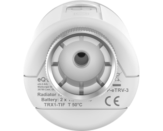 In de slimme thermostaatknop zit een sterk elektrisch motortje. De opening voor de watertoevoer naar de radiator kan tot op 1% nauwkeurig aangestuurd worden.