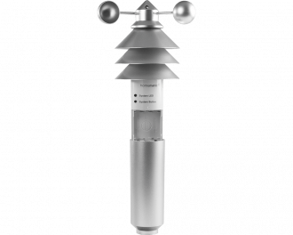 Het Homematic IP weerstation basis werkt gemiddeld 1 jaar op 3 AA penlite batterijen. Batterijen worden meegeleverd. De afmetingen van het weerstation zijn 15 x 42 x 15 cm (B x H x D).