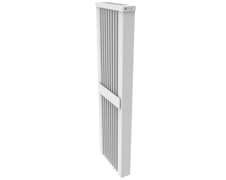 Thermify elektrische badkamer radiator 1600 watt, zonder ingebouwde thermostaat. Geschikt voor ruimtes tot 38 m3 in een slecht geïsoleerde woning tot bouwjaar 1975 met energielabel D of lager, of 53 m3 in een matig geïsoleerde woning tot bouwjaar 2005 met energielabel C, of 73 m3 in een goed geïsoleerd woning tot bouwjaar 2021 met energielabel B of hoger.