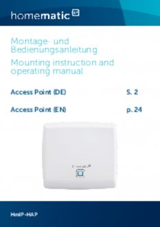 Handleiding van Homematic IP Access Point