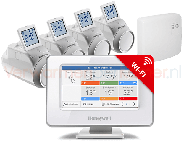 bouwen Geroosterd As Honeywell Evohome WiFi thermostaatknop pakket ATP924G3010 | Verwarmen per  kamer