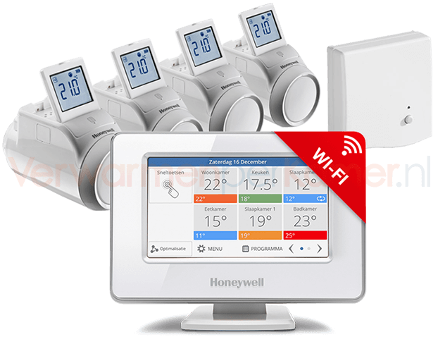 Seizoen Reis zoete smaak Honeywell Evohome WiFi thermostaatknop pakket ATP954M3020 | Verwarmen per  kamer